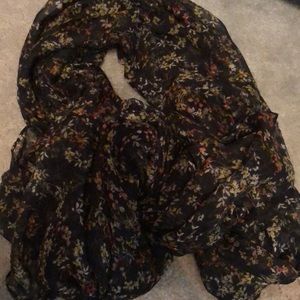 Floral infinity scarf